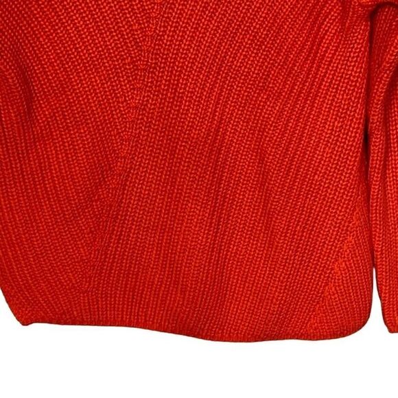 Rachel Zoe New York Women's Orange Knitted Long-Sleeve Sweater Size M NWT - Picture 7 of 16